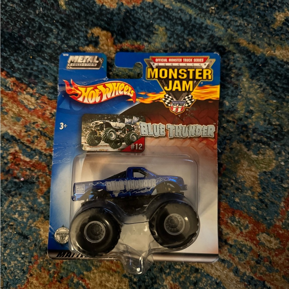 Hot Wheels, 2002, Blue thunder #12, Vintage